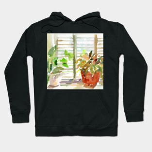 Abstract Plants Hoodie